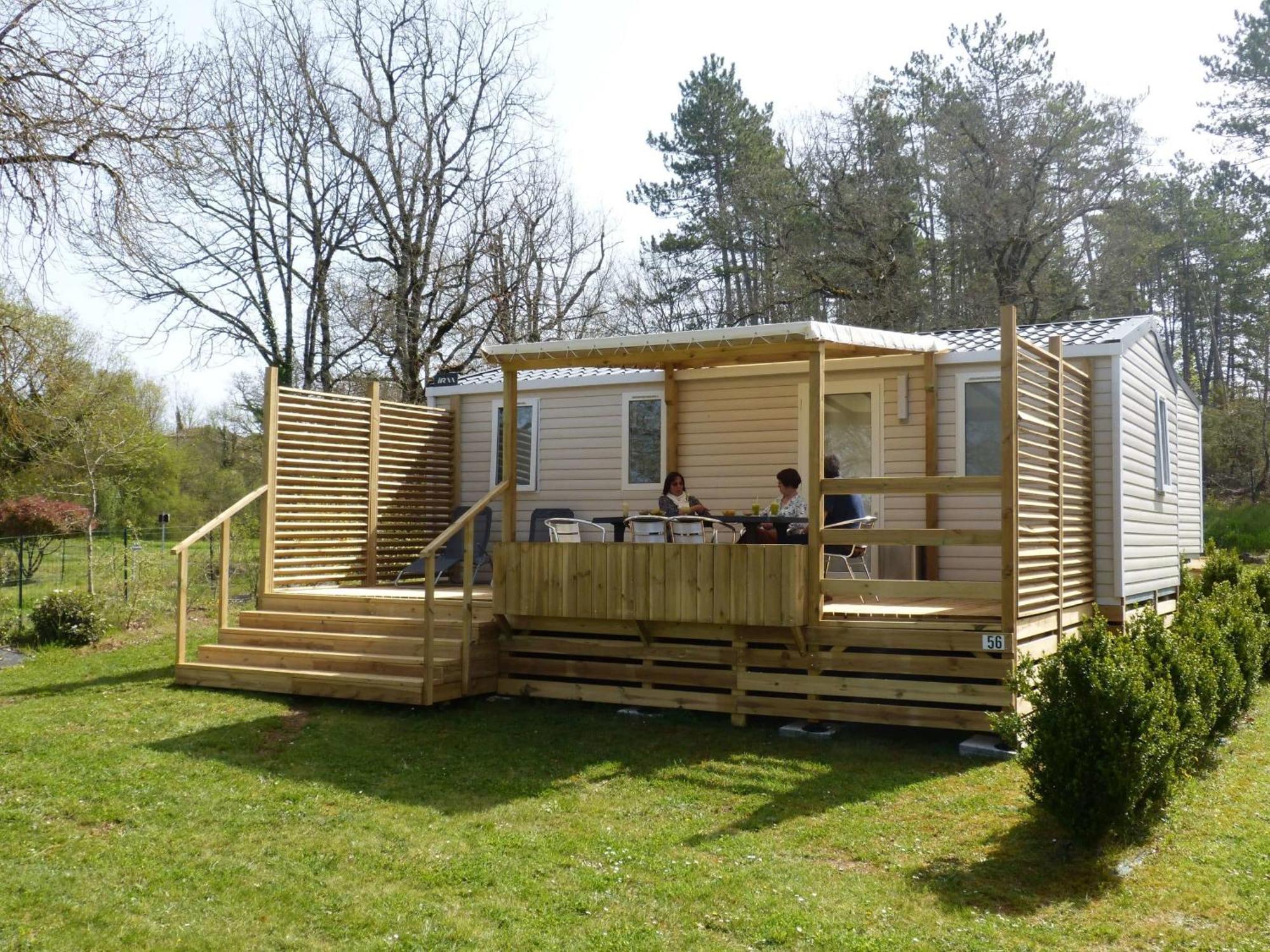 Camping Le Clos De La Lere Cayriech Exterior foto